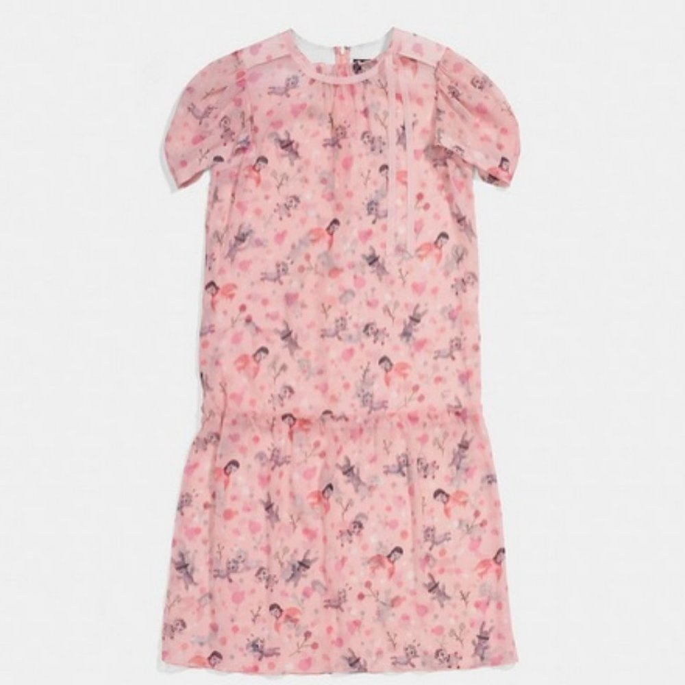 Coach RARE Gary Baseman Cartoon Covered Dress - Picture 7 of 15